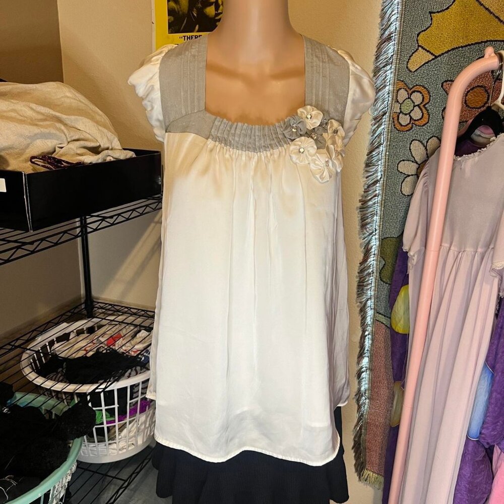 Vintage Forever 21 Floral Babydoll Top